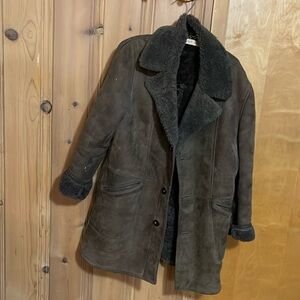 Genuine sheepskin wool coat